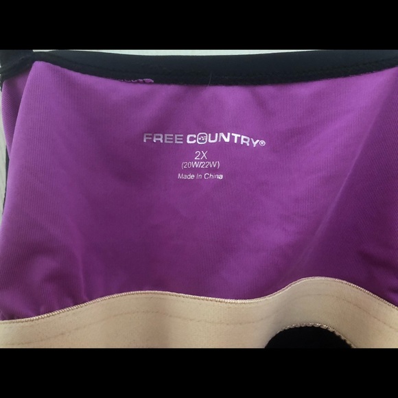 Free Country Tankini Top - Picture 2 of 2